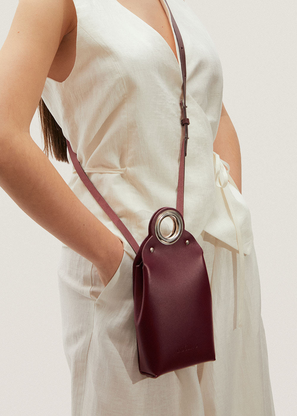 Oliva Mini Bag · Burgundy