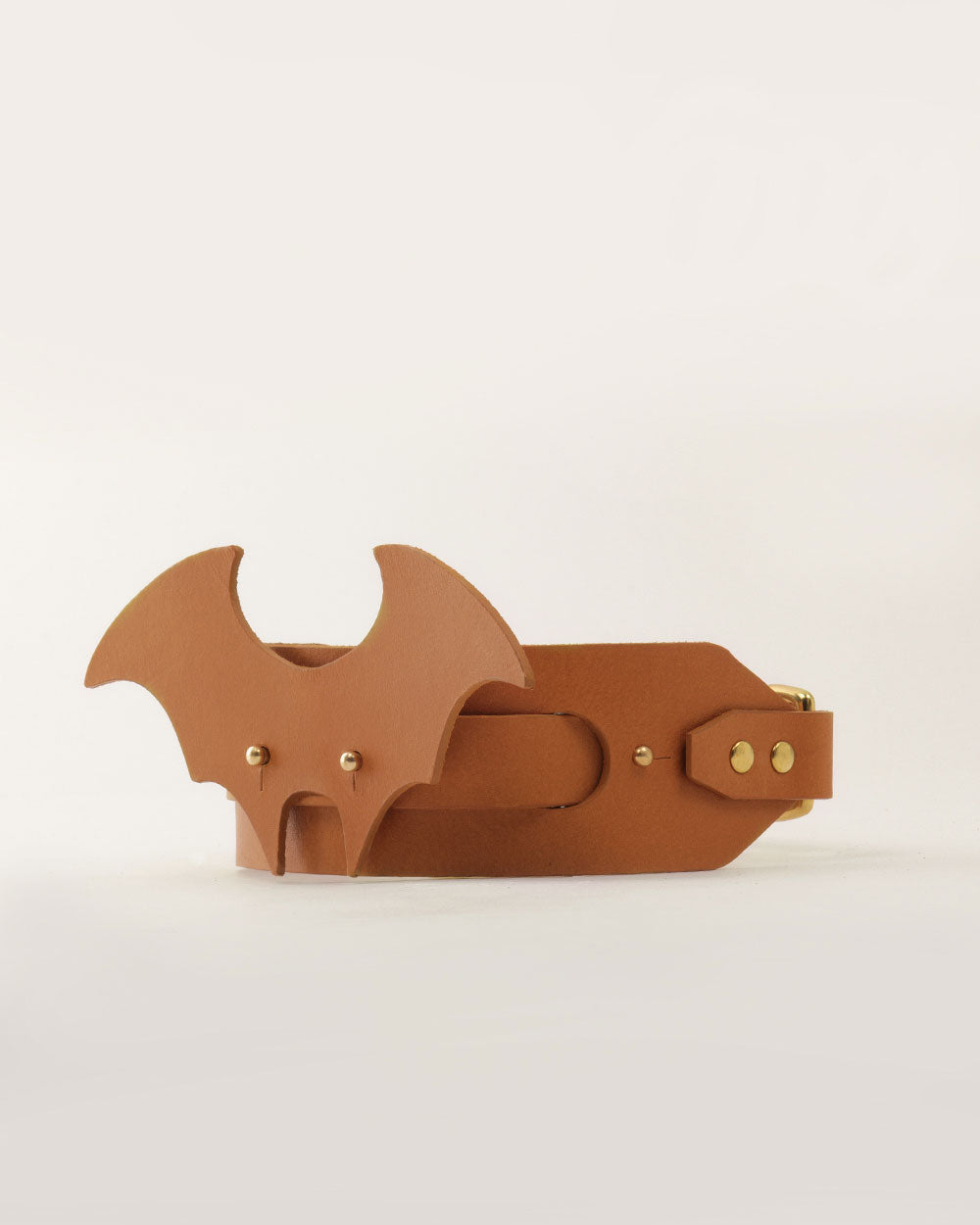 Wings · dog collar or harness · camel leather · INDÓMITO