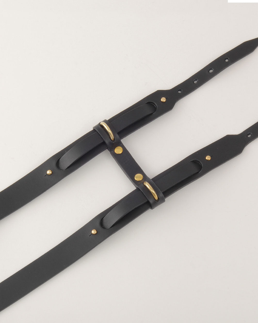 Dog harness · black leather · INDÓMITO