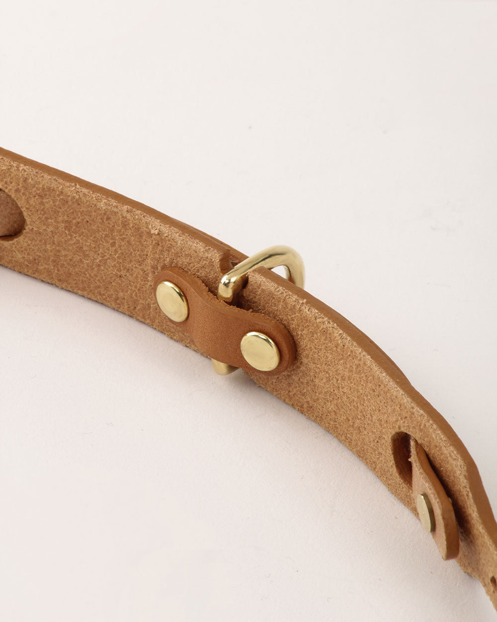 Dog collar · camel leather · INDÓMITO