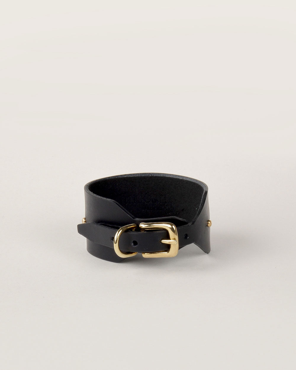 Italian greyhound collar · Whippet · black leather · INDÓMITO