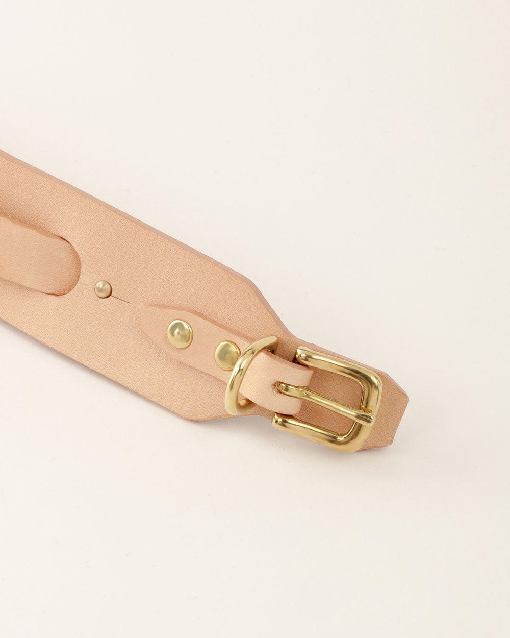 Italian greyhound collar · Whippet · nude leather · INDÓMITO