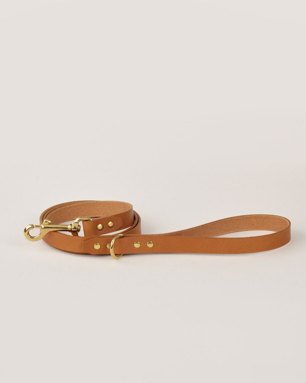 Dog leash · camel leather · INDÓMITO