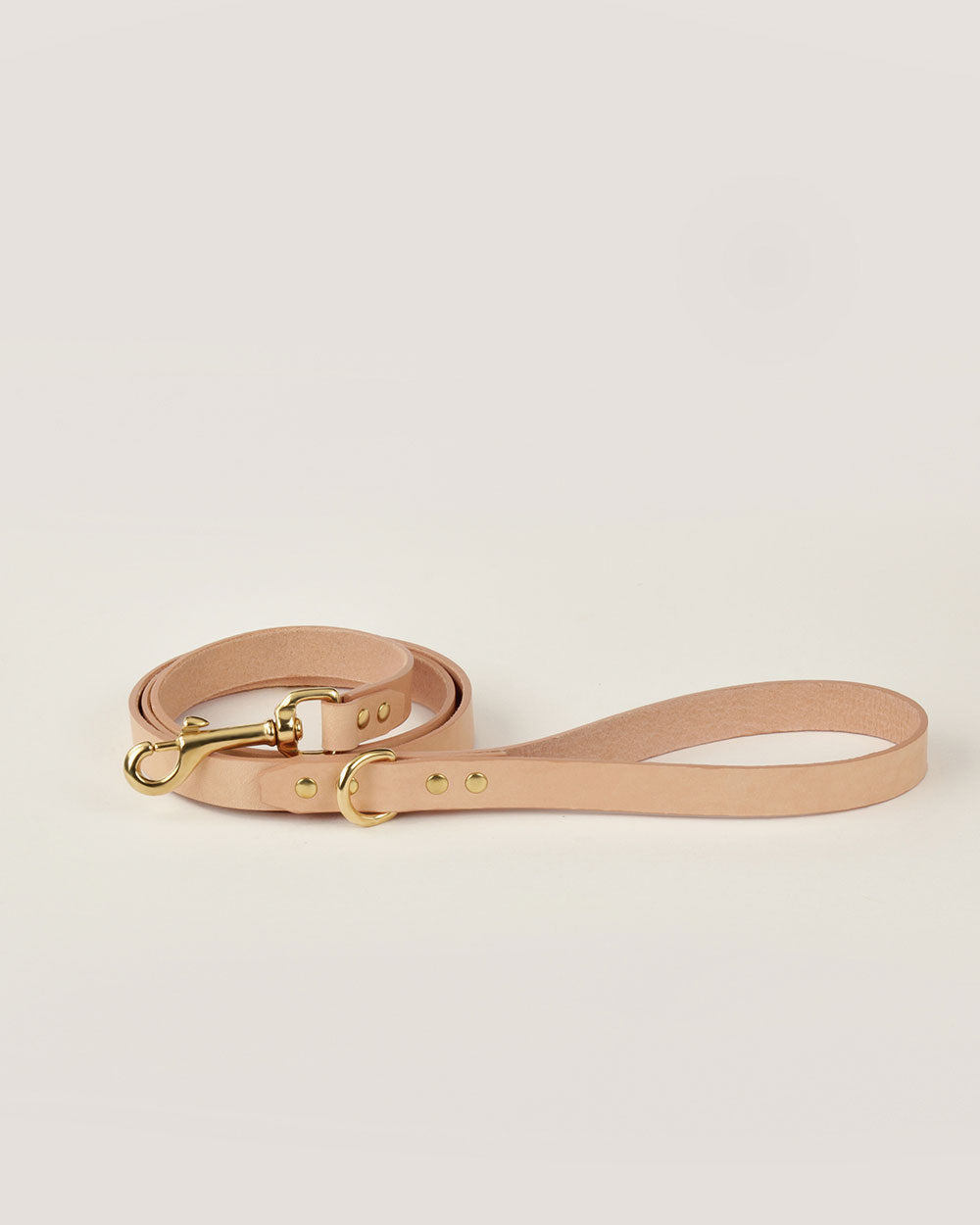 Dog leash · nude leather · INDÓMITO