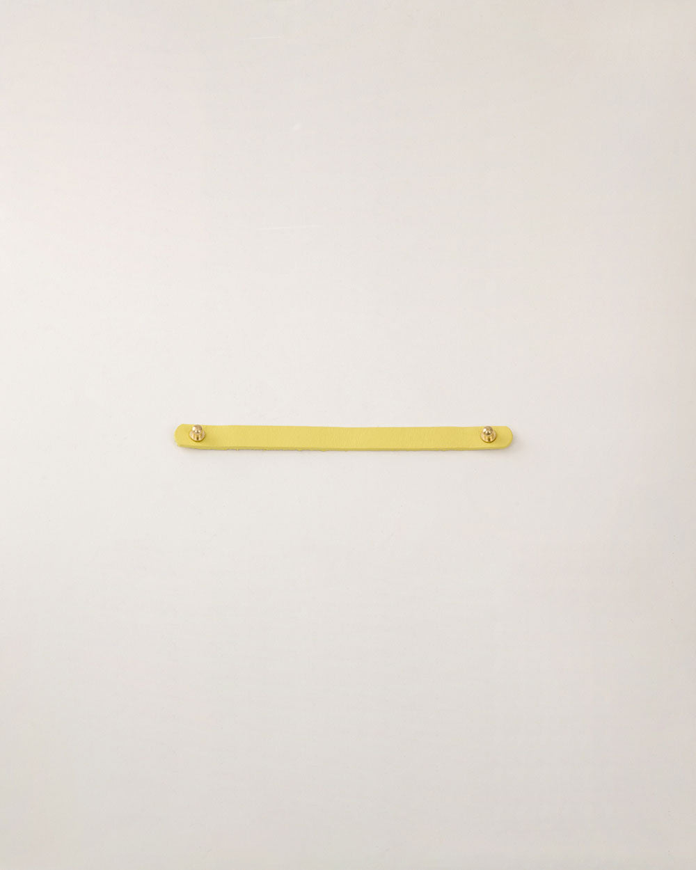 Strip greyhound dog collar yellow leather INDÓMITO