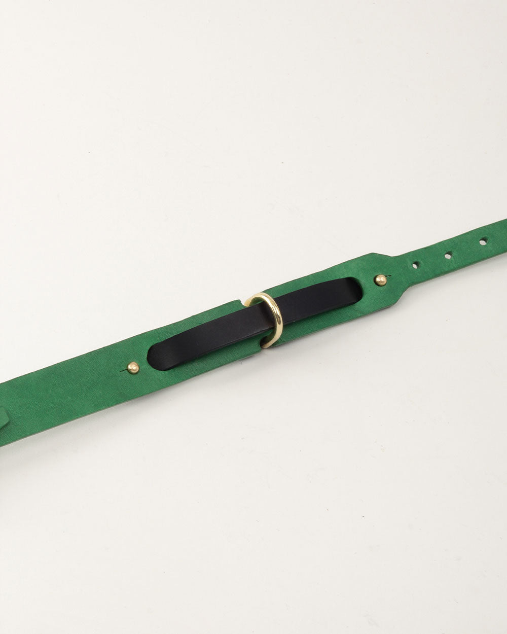 Strip · greyhound dog collar · black leather · INDÓMITO