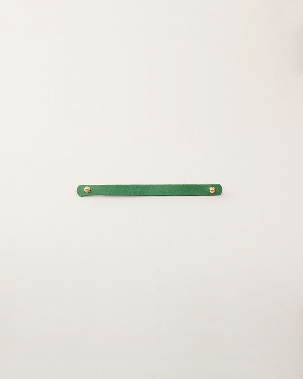 Strip greyhound dog collar green leather INDÓMITO