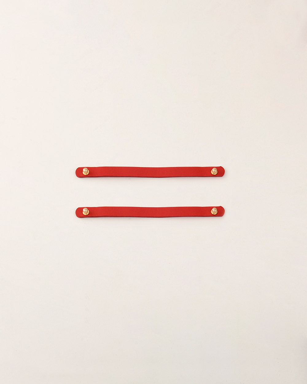 Strips · Dog harness · red leather · INDÓMITO