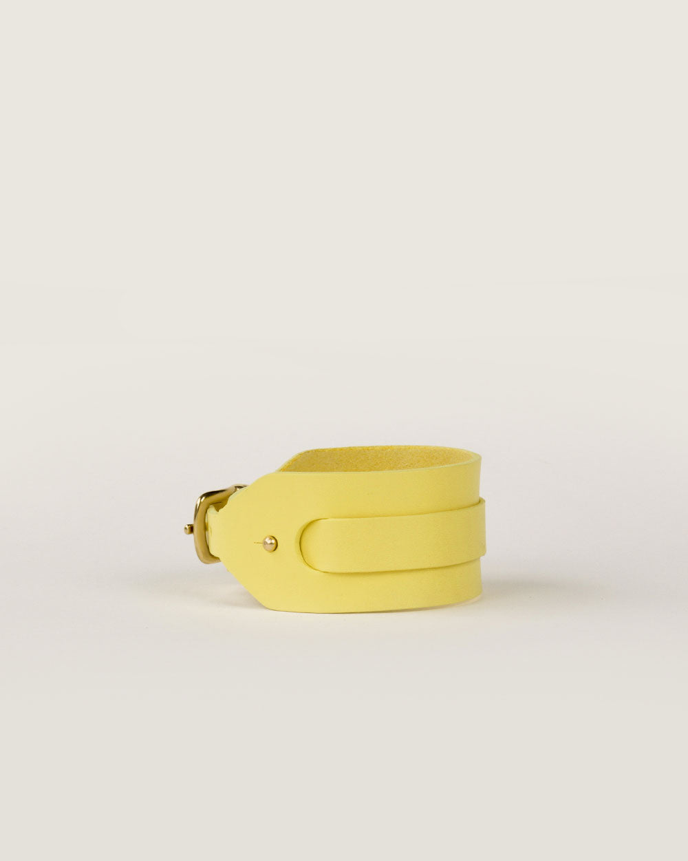 Collar galgo italiano · Whippet · cuero amarillo · Indómito
